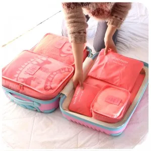 6pcs geanta de Voiaj set de călătorie de afaceri depozitare sac de depozitare geanta transport gratuit