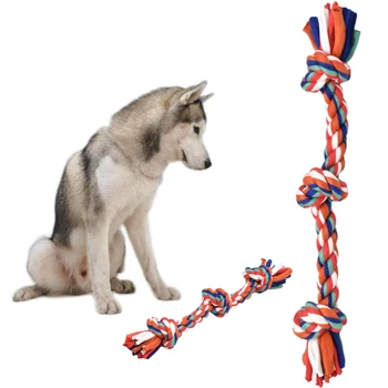 1buc Musca Rezistent la Câine de Companie Jucării de ros pentru Câini de talie Mică Curățarea Dinților Catelus Nod Frânghie Balonul de Jucărie Joc Animale Caini Jucarii