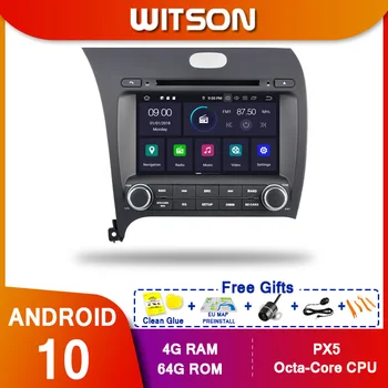 WITSON Audio Auto GPS Android 12 PX5 CAR DVD player Pentru KIA K3 FORTE CERATO 2013 ECRANUL IPS de 4 GB RAM 64GB ROM-ul de NAVIGARE AUTO