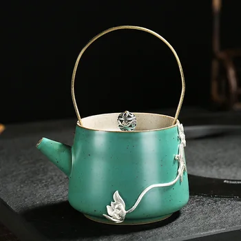 Jingdezhen ceramică argint asieta fascicul oală manual dur ceramica set de ceai Kung Fu ceai Pu ' er set