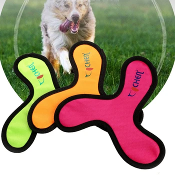 Câine De Discuri Care Zboară Muște Rezistent Formare Jucărie Pentru Întreprinderile Mici Mijlocii Mari Câini Reflectorizante Triunghiular Bumerang Interactive Darts