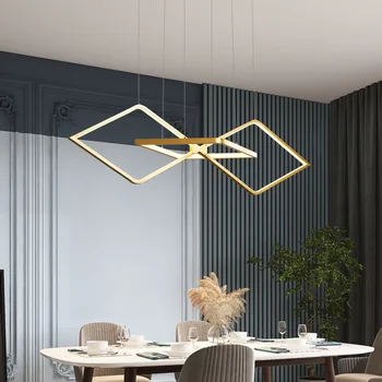 Aurul negru/Plafon Lampă de Pandantiv Modern pentru Masa Bucatarie Camera de zi de Design Acasă Suspensie Candelabru de Iluminat Decor