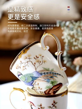 Stil chinezesc bone china ceașcă de cafea de mare capacitate cana ceramica de mare valoare personalitatea cuplu cana cana cadou creativ