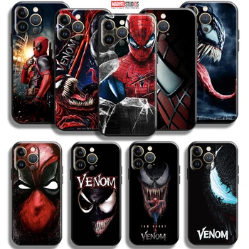 Veninul Spiderman Deadpool Pentru Apple iPhone 13 12 11 Pro Max Mini X XR XS Max SE 5 5s 6 6S 7 8 Plus Telefon Caz Carcasa