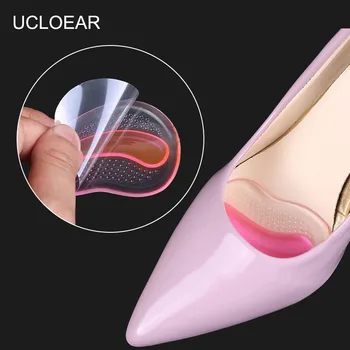 UCLOEAR Silicon Gel Tampoane picior din Față Tălpi Elastice Ameliorarea Durerii Pantofi Branț Femei Protecție Picior Pad Moale 3D Insertii de Pantofi
