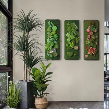 Home Decor Artificial Plante Suculente Pandantiv Modern Interior Acasă Poate Bloca 80cm Simulare Plante Verzi de Decorare Perete Cadru