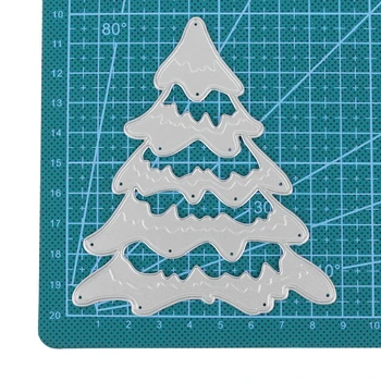 Pomul de crăciun de Tăiere de Metal Moare Șabloane 2018 Nou Pentru DIY Scrapbooking Decorative Relief Artizanat Mor de Tăiere Șablon