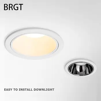 BRGT Spoturi cu LED-uri de Aluminiu 8W Inlocuit Lampa Plafon Anti-Orbire Tuya Loc Frontieră Îngust Pentru Bucătărie Acasă de Iluminat Interior