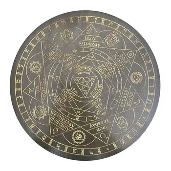Divinație Pendul Bord Ritual Sacru Metafizice Meditație Oculte Bord Altar Elemente De Recuzită De Bază Coaster