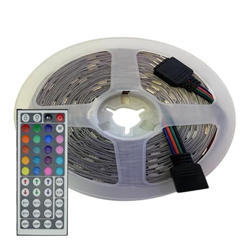 5 Metri 3528RGB Benzi de Lumină Kit +44 Tastele de Control de la Distanță Impermeabil Led Strip Placă de Culoare Aleatoare
