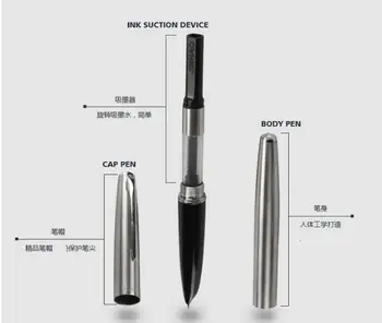 Financiare Sfat 0.38 mm Extrem de Bine Stilou din Oțel Inoxidabil Corp Clasic Jinhao 911 Școală Biroul Scris de Papetărie