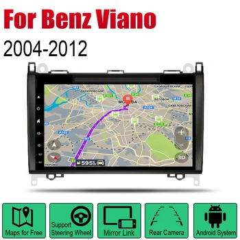 Android Player Multimedia Pentru Mercedes-Benz Viano 2004~2012 NTG Auto Navigatie GPS DVD, Radio Stereo Ecran de Automobile