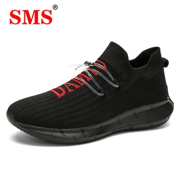 SMS Bărbați în aer liber Pantofi de Funcționare Confortabil Respirabil ochiurilor de Plasă de Adidași Dantela-up Pantofi Sport Barbati Ușoare Pantofi Moale Plus Dimensiune