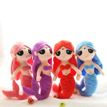 30cm Kawaii Acvariu Sirena Jucărie de Pluș Moale Animale de Perna Umplute Jucărie Papusa Printesa Copii Fete Băiat Ziua de nastere Cadou de Decor