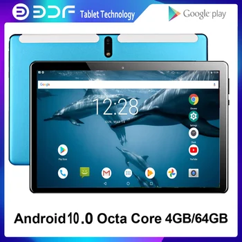 Noi 10.1 Inch Tablet Pc Android 10.0 Octa Core, 4GB RAM, 64GB ROM Tablete Google Play WiFi, Bluetooth, GPS, Android 4G LTE 10 Inch