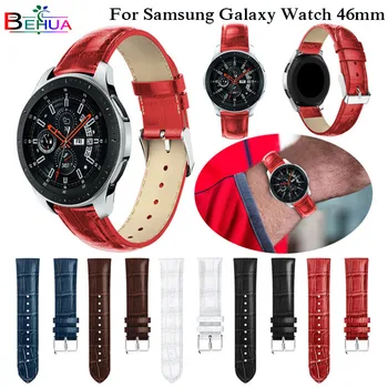 Inlocuire Piele Ceas Brățară Bandă Curea Pentru Samsung Galaxy Watch 46mm SM-R800 curea de ceas din piele de viteze s3 trupa watchbands
