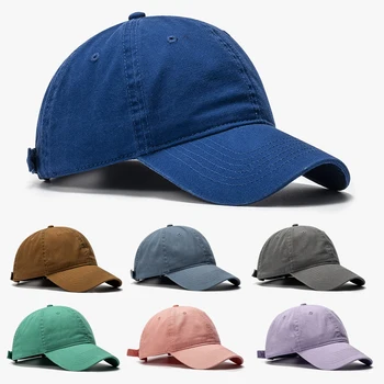 11colors Șapcă de Baseball pentru Femei Barbati Pălărie de Vară de Moda Snapback Hat Culoare Pură Bumbac Femeie Capace