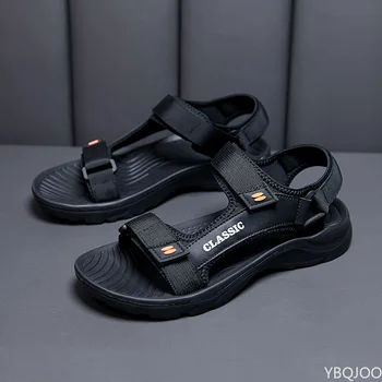 Sandale Bărbați Liber De Vară Vacanță Pe Plajă, Sandale Barbati Pantofi 2022 Nou În Aer Liber, Masculin Retro Confortabile Sandale Casual Barbati Adidasi