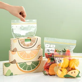 Frigider proaspete-menținerea sac de alimente sigilate transparent de uz casnic de fructe și legume de congelare, pentru produse alimentare speciale îngroșat pungă