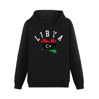 Bărbați Femei Hoodies Flag Libia Libienilor Țară Harta Hoodie Pulover Cu Glugă Groasă Hip Hop Tricou Bumbac Unisex