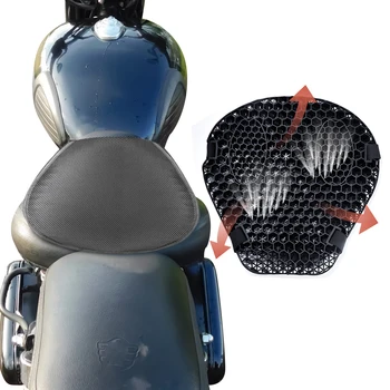 3D tip Fagure Șoc Scaunul Aer Fagure de miere Motocicleta Pernei Scaunului Respirabil Scaun de Racire de Seat Pad de reducere a Presiunii Plimbare Perna
