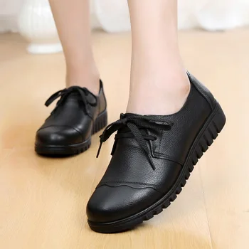 35 37 39 40 41 Plat pentru Femei Dantela-Up Pantofi de Primăvară Doamnelor 2021 Noi din Piele Pantofi Casual Pentru Femei de Moda Femeie Adidași