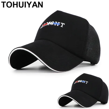 TOHUIYAN Unisex Litere Broderie Șapcă de Camionagiu Profil Scăzut Negru de Baseball, Pălării Curbat Parasolar Reglabil Capace de Sport pentru Barbati Femei