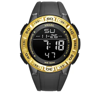 SMAEL Brand de Top Casual Sport LED-uri Digitale Ceas Electronic Bărbați Moda Impermeabil Luminos Multifunctional Relogio Masculino