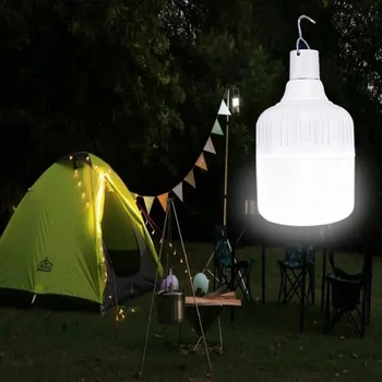 Portabile Lumini de Urgență, cu Cârlig în aer liber USB Reîncărcabilă Mobil Lampă cu LED-uri Becuri de Pescuit Camping Terasa Veranda, Gradina de Iluminat.