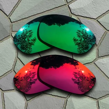 Jad Verde si Violet Roșu ochelari de Soare Polarizat Lentile de Înlocuire pentru Sacou Drept 2007