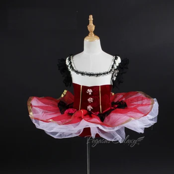 Copii Fată Lacul Lebedelor Balet Costume Copii Costum Roz De Balet Romantica Dans Gimnastica Fustei De Balet Clasic Haine