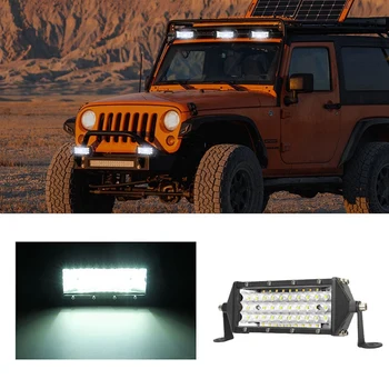 9 Inch Lumina de Lucru 9-30V 6000K 54W Faruri cu LED-uri Pentru Camioane Jeep Lada Niva 4WD SUV 4X4 Barra Faruri
