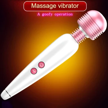 Femeile AV Vibrator 12 Viteza Reglabil Liniștită Vibrații Masaj de Încărcare USB Jucărie Sexuală Sentimentul Este Moale Si Confortabil