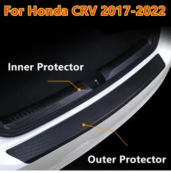 2 buc de Piele PU Spate, Portbagaj, Bara de protecție Protector Placă de Acoperire Pentru Honda CRV CR-V 2017 2018 2019 2020 2021 2022