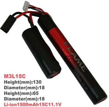 1buc 100% Orginal Flacără 11.1 V 1500mAh 15C Li-Polimer baterie M3L15C Picătură de transport maritim