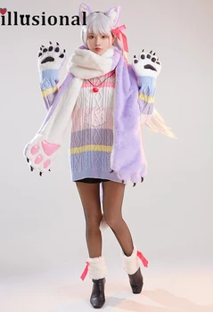 iluzorie Kama Soarta/Comanda mare Kama Cosplay Costum femei de-a 7-a aniversare haine de Iarna ilustrare versiune pulover costum