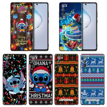 Crăciun Lilo & Stitch Anime Caz De Telefon Pentru Samsung Galaxy M62 M52 M51 M32 M33 M31 M30s M22 M23 M21 M11 M12 F62 F52 F41 F42 F23