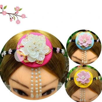 2023 hanbok hairband femei a crescut de accesoriu de păr haine tradiționale coreene coadă pălării de Partid Cosplay Joc Cadou