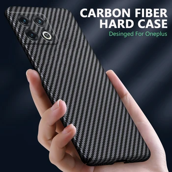 1+10 Hard fibra de Carbon Telefon Caz Pentru Oneplus 10 Pro Ultra-Subțire și Ușor Accidentat de Protecție Capac Greu de Cazuri