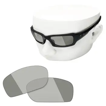 OOWLIT Polarizat Lentile de Înlocuire de Gri Fotocromatică pentru Oakley Flak Jacket ochelari de Soare