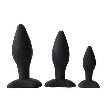 3pcs Dop de Silicon Fund Adult Sex Toys Manual Stimulator Clitoridian pentru Femei Barbati