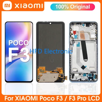 6.67 inci Originele Xiaomi Poco F3 Lcd-scherm Vervanging + Touch Screen Digitizer, Voor XiaomiF3 PocoF3 PocoF3Pro M2012K11AG