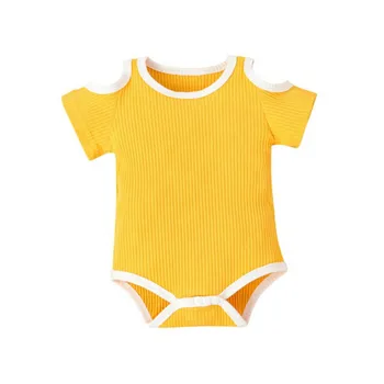 Bobora de Vară, de Toamnă Fete pentru Copii Body Baieti Nou-nascuti Scurt Pleaca Solidă bumbac 0-24 luni haine pentru copii