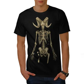 Scheletul Satana Design Grafic Imprimate De Groază Halloween Tricou. Maneca scurta 100% Bumbac Casual T-shirt Vrac Top Marimea S-3XL