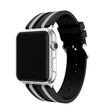 Ceas silicon Trupa Pentru Apple Watch 6 5 4 3 2 1 Smart Watchstrap 38mm 40mm 42mm 44mm bratara Pentru iwatch 6 5 4 SE watchbands