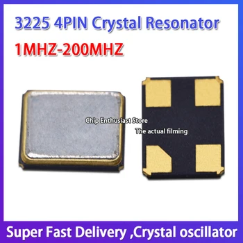 3225 114.285 MHZ ABM8-166-114.285 MHZ 114.285 M-T SMD pasiv cristal oscilator de cristal rezonator suprafață metalică 3.2x2.5mm 4P