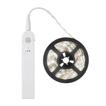 2 Moduri Reîncărcabilă Estompat LED Senzor de Mișcare Fâșie de Lumină Dulap, Sub Pat, Cabinet Scara Lumini de Noapte Lampa de Dormitor, Bucatarie