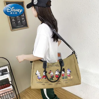 Disney Mickey Genți de mână de Moda Genți de mână pentru Femei Organizator de Călătorie de Înaltă Calitate, Panza Mare Capacitate, Saci de Umăr Branduri de Lux