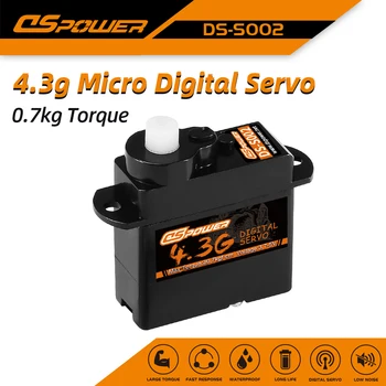 DSpower 4.3 g Micro Digital Servo Plastic de Viteze Mini Servo pentru WLtoys A959/A969/A979 1/24 SCX24 Masina RC Avioane Elicoptere