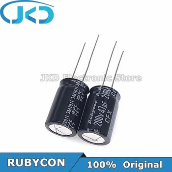 20buc RUBYCON 47UF 200V 12.5*20mm 105℃ 47UF200V 200V47UF 12.5x20mm Aluminiu Electrolitic Condensator